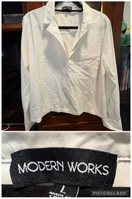MODERN WORKS DRESS SHIRT  Women's - L