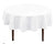 NEW TABLECLOTH ROUND WHITE 70"