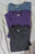 2 lands end 1athletic s/a Blue with pocket Black and purple no pockets Men's - S