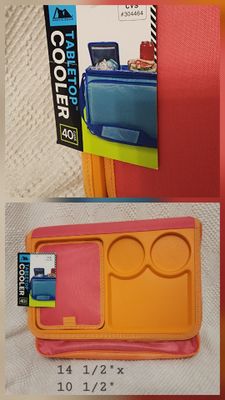 NEW COLLAPSIBLE COOLER W/CUP HOLDER