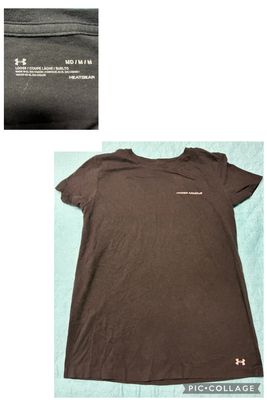 Under armor loose fit heat gear tee Black great fit tee Women's - M