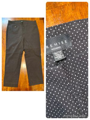 PREMISE BLK/WHT DOT PANTS  Women's - XL