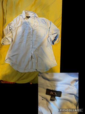 Bcx blue dress shirt  Women's - M