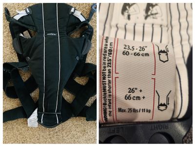 Baby Bjorn 8 to 25 lbs