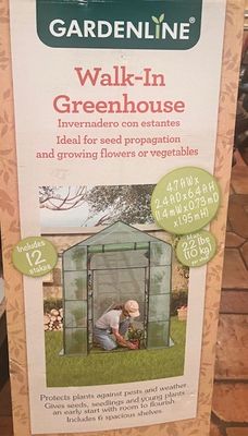 PLANT WALK IN GREENHOUSE
