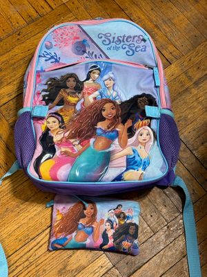 Disney Little mermaid live action bookbag Bookbag and pencil case