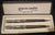 pierre cardin New vintage pen and pencil set silver & black