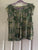 Wonderly green floral top  Women's - L