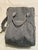 unknown gray backpack 9"x12"x4"