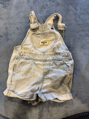 osh kosh short overalls well loved 12 Months