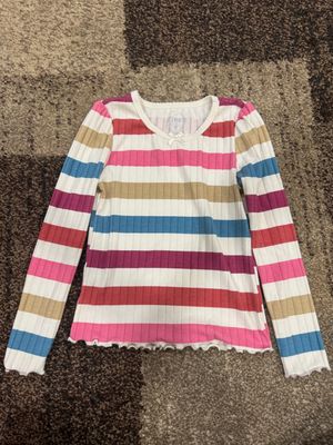 365 kids long sleeve stripe shirt 7-8