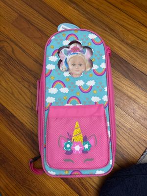 My life doll carrying backpack with storage Brand new