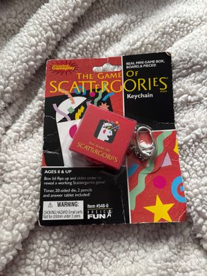 The fame of categories keychain