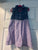 Penelope mack Blue and purple denim top dress 3T