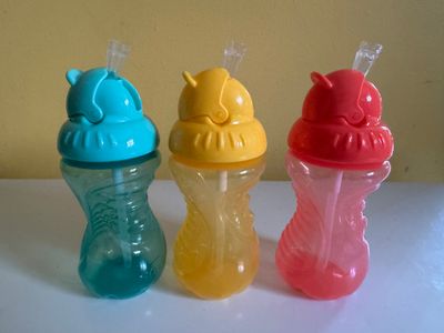 NUBY 10oz Sippy Cups -3pcs