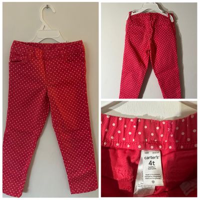 OshKosh B'Gosh Polka dot pink pants 3T