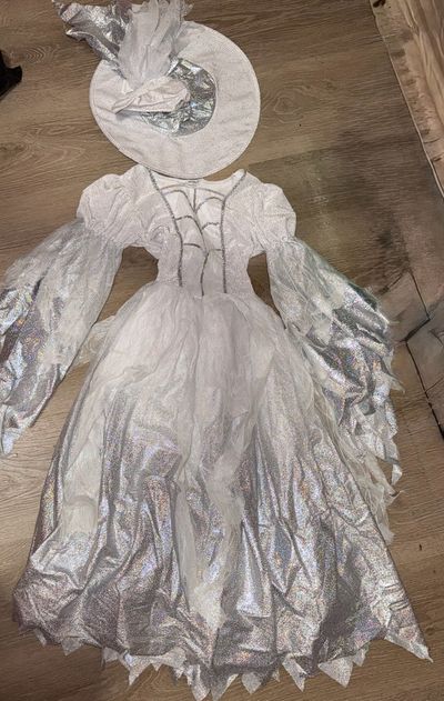 Spirit Halloween Winter witch costume two piece set - girl size medium