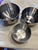 Set of 3 Faberware stainless steel bowls