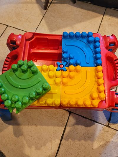 Building Block Table w/ Storage