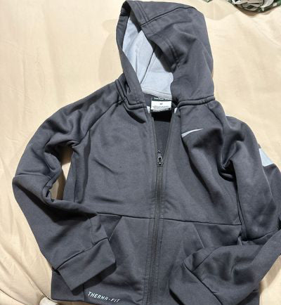 Nike Therma-fit dark gray zip up 4T