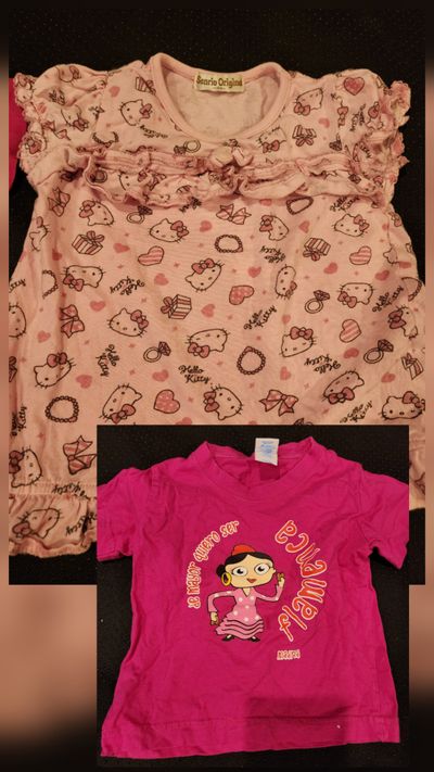 Sanrio Original top and one madrid t shirt Sanrio Original top and one madrid t shirt 3T