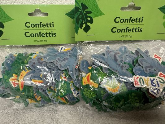 2 Brand New Bags of Dinosaur Confetti, Kids party 2 Brand New Bags of Dinosaur Confetti for Kids Birthday party