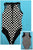 Hot topic retro black and white 1 pc swimsuit Checker print with mesh accents and center zipper Women's Small (6-8)