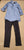 blue chambray tunic paired with black leggings blue chambray tunic paired with black leggings 5T/5
