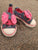 Koala kids Denim blue and pink shoes barely worn 3 (Infant Shoe)