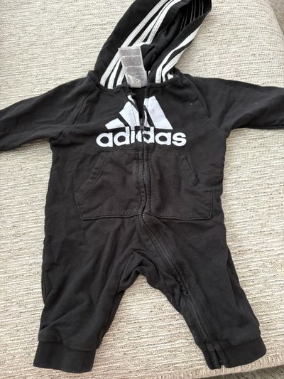 Adidas Zip up hoodie outfit 0-3 Months
