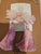 New pink hair clip bow, a small pompom, a pearl New pink hair clip bow, a small pompom, a pearl