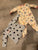 Carter six months, gray polkadot sweatshirt And new w/o tags fleece flowered kids headquarters pajamas 6 Months