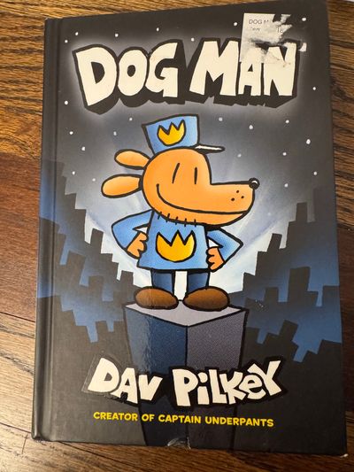 Hardcover dog man book