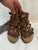 Steve Madden Wedge Sandals. Size 6. So cute! Steve Madden Wedge Sandals Size 6.Brown with gold and cork bottom 6 (Adult)