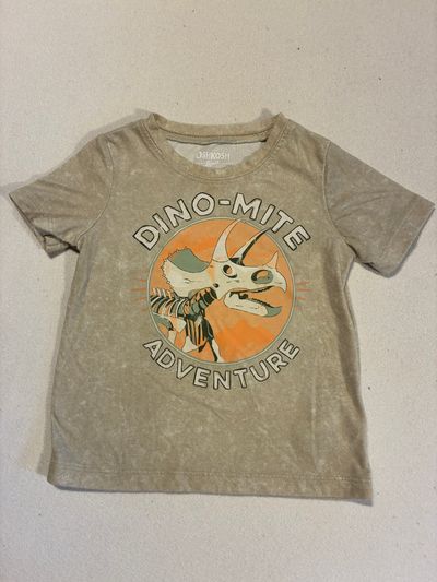 Oshkosh 24M, short sleeve T-shirt, dino-mite 24 Months