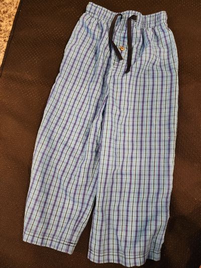 Nordstrom lounge pant. blue and black plaid lounge pant 3T
