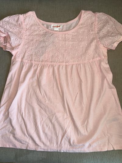 Brand new cat and jack Brand new! Pink short sleeve retails 8! 6T/6