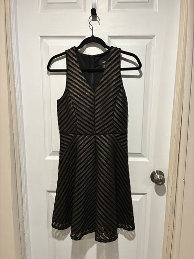 Mossimo black/gold black and gold dress Women's - S
