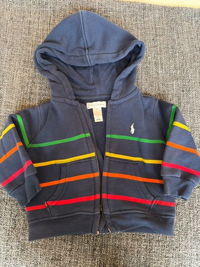 Ralph Lauren zip up  6 Months