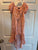 Art Class Peach colored shorts romper with long back 10-12