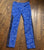 Under Armour, blue and white leggings size large  10-12