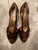 Ellen Tracy Brown Leather sole heels paid 69 9-1/2 (Adult)