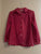 Alfred Dunner 14 Red Collar Sheer Dressy Top Women's - L