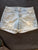Jennifer Lopez distressed shorts Bling and embroidery embellishments Women's 8