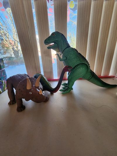 Big size dinasor Tallest one is 13 inch total 3 dinasors