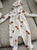 Carters Floral fleece zip up outfit 9 Months