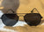 Pair of black sunglasses Pair of black sunglasses