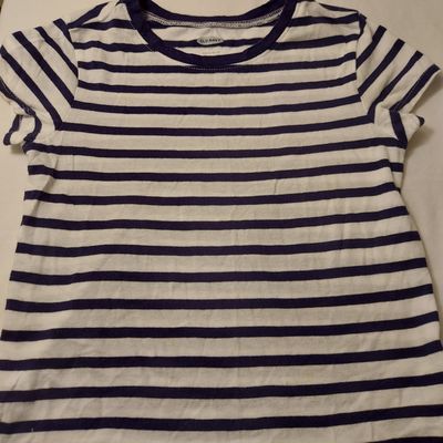 Old navy Navy and white striped short sleeve 5T