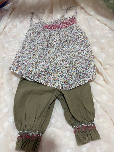 Unknown Size 80 tank and capri pants 12 Months
