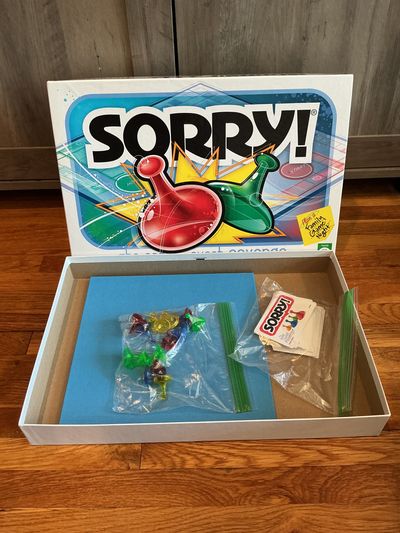 Parker Brothers Sorry board game - ages 6+